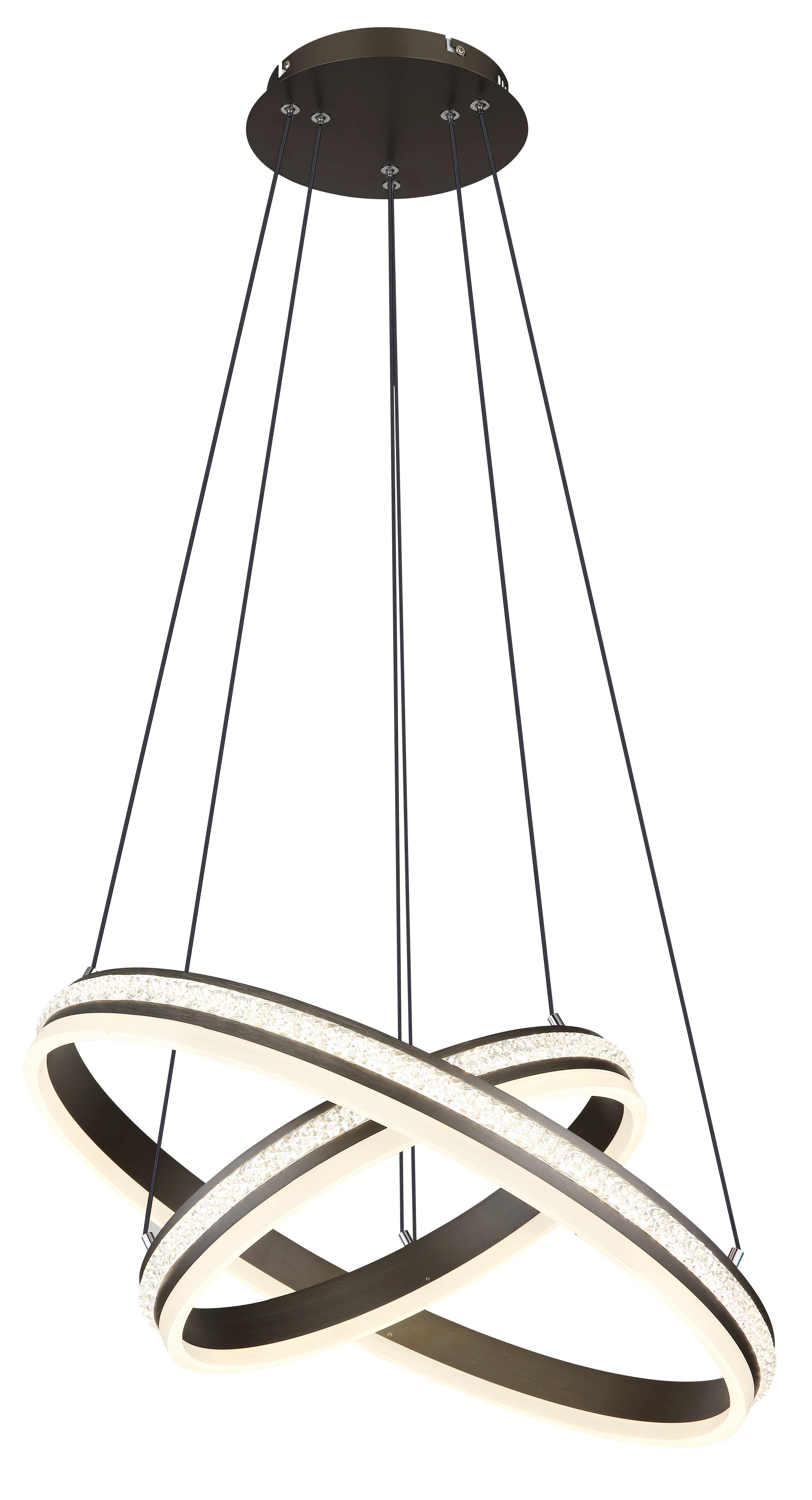 GLOBO LIGHTING LED Pendelleuchte GROUNI, Dimmfunktion, Memoryfunktion, Nachtlichtfunktion, mehrere Helligkeitsstufen, LED fest integriert, Hängelampe/Hängeleuchte/Wohnzimmer/Esstisch/elegant