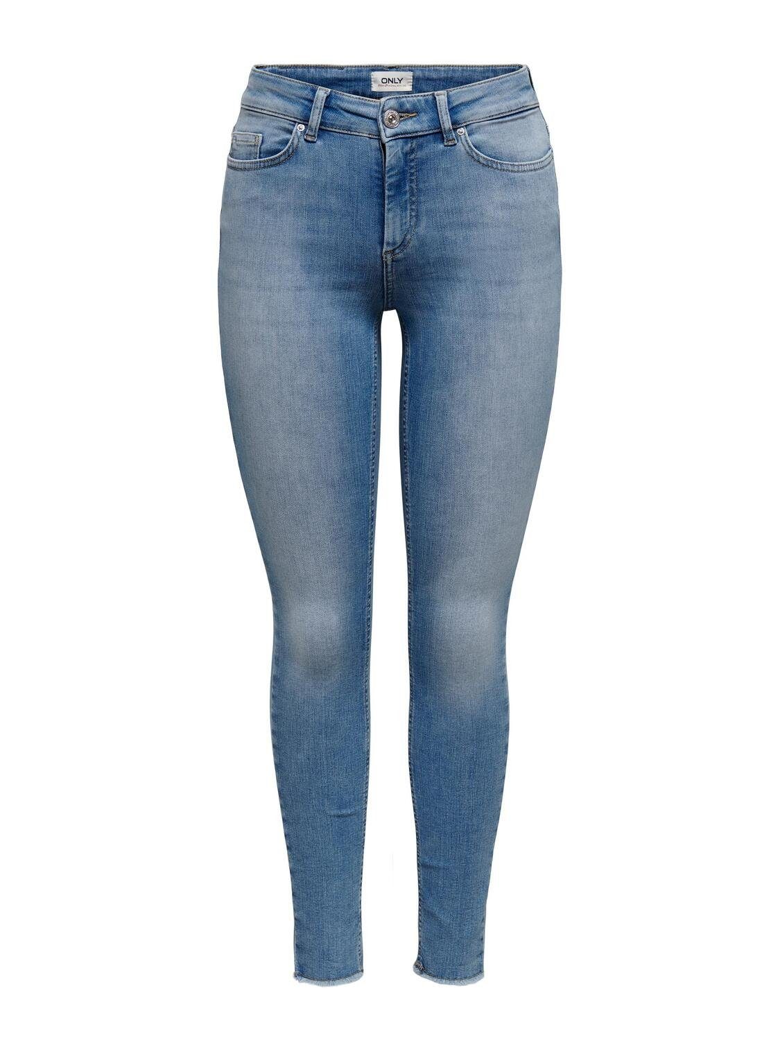 ONLY Regular-fit-Jeans ONLBLUSH MID SK ANK RW REA155 NOOS blau