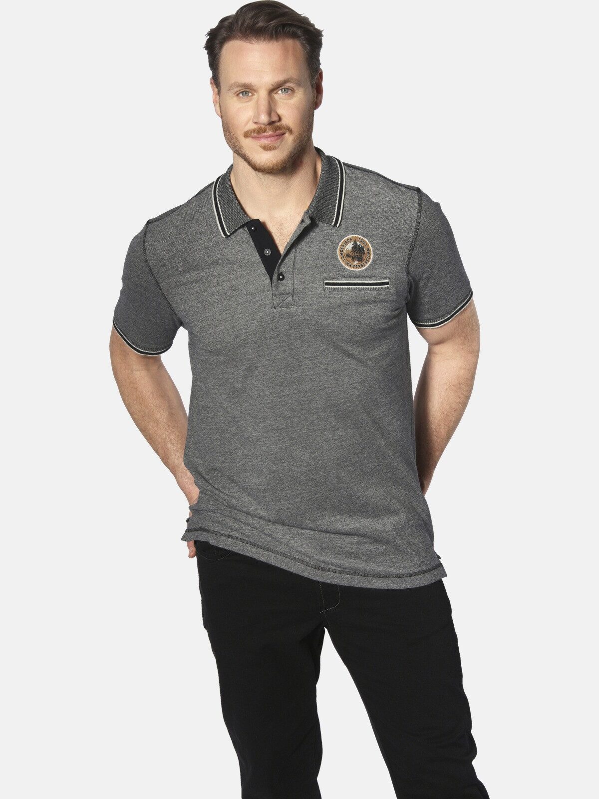 Jan Vanderstorm Poloshirt RIGHER mit stilvoller günstig online kaufen