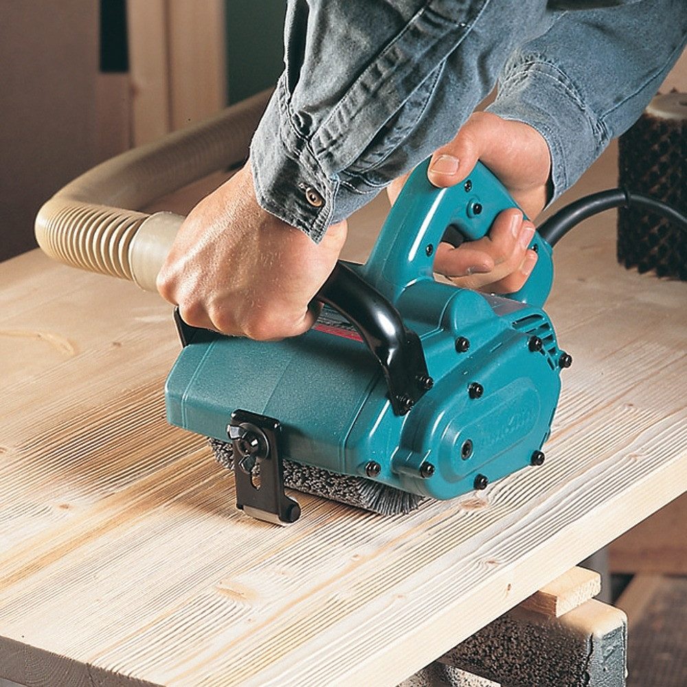 Makita Bandschleifer, max. 3500 U/min, Bürstenschleifer 860 W, 9741J, in MAKPAC 3