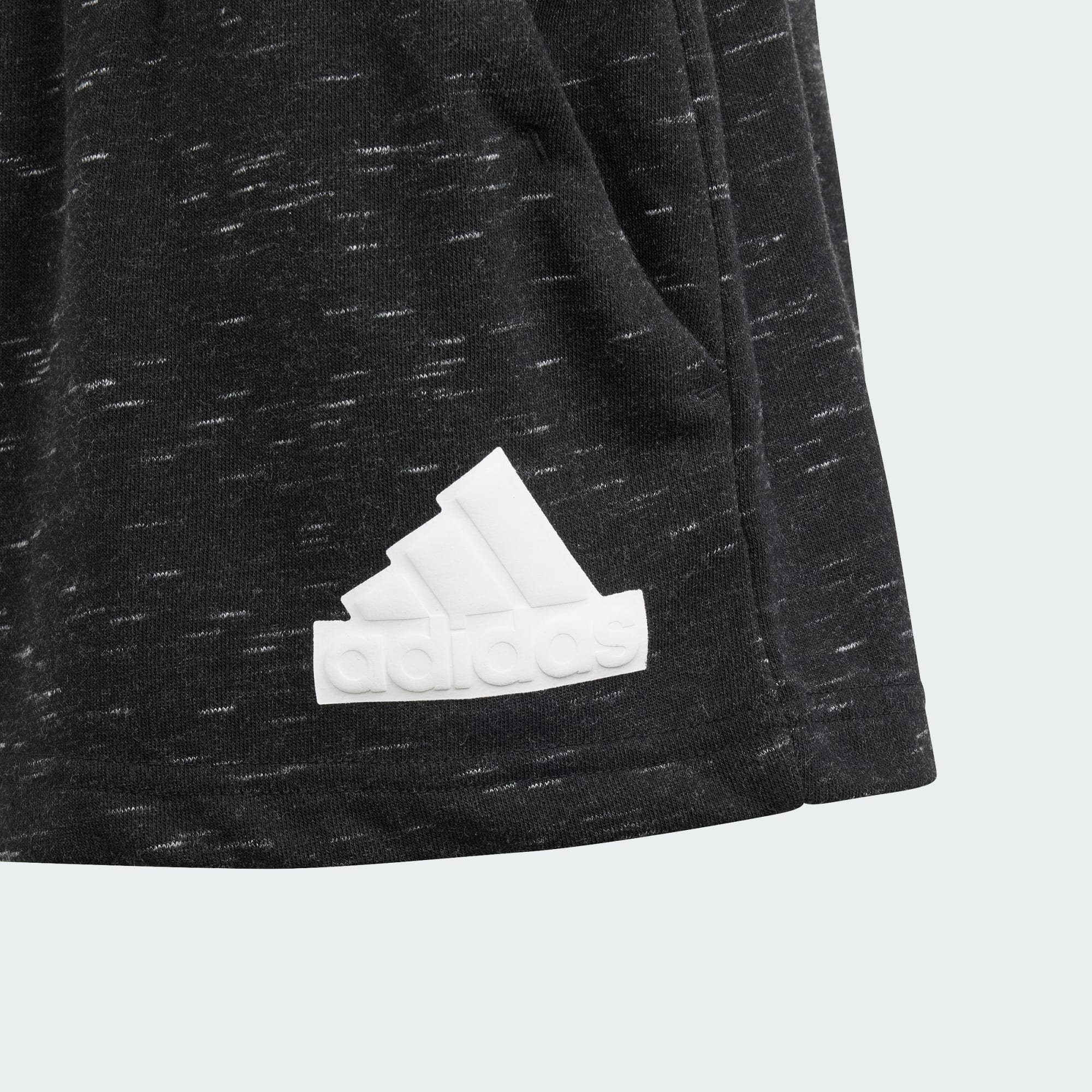 BIG Melange LOGO Black ICONS White FUTURE SHORTS / Shorts adidas Sportswear