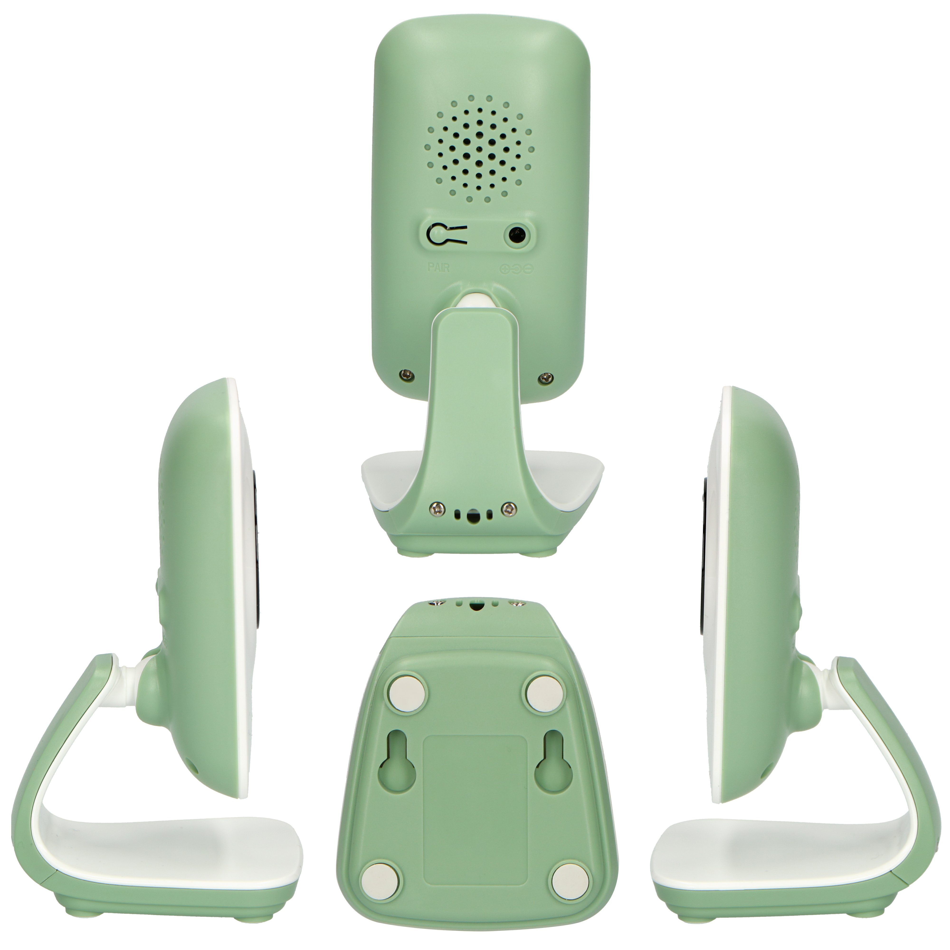 Alecto Baby Video-Babyphone DVM-135, Elternteil, 4 Babyteil, erweiterbar Kameras VOX-Funktion, auf und Energiespar-Modus