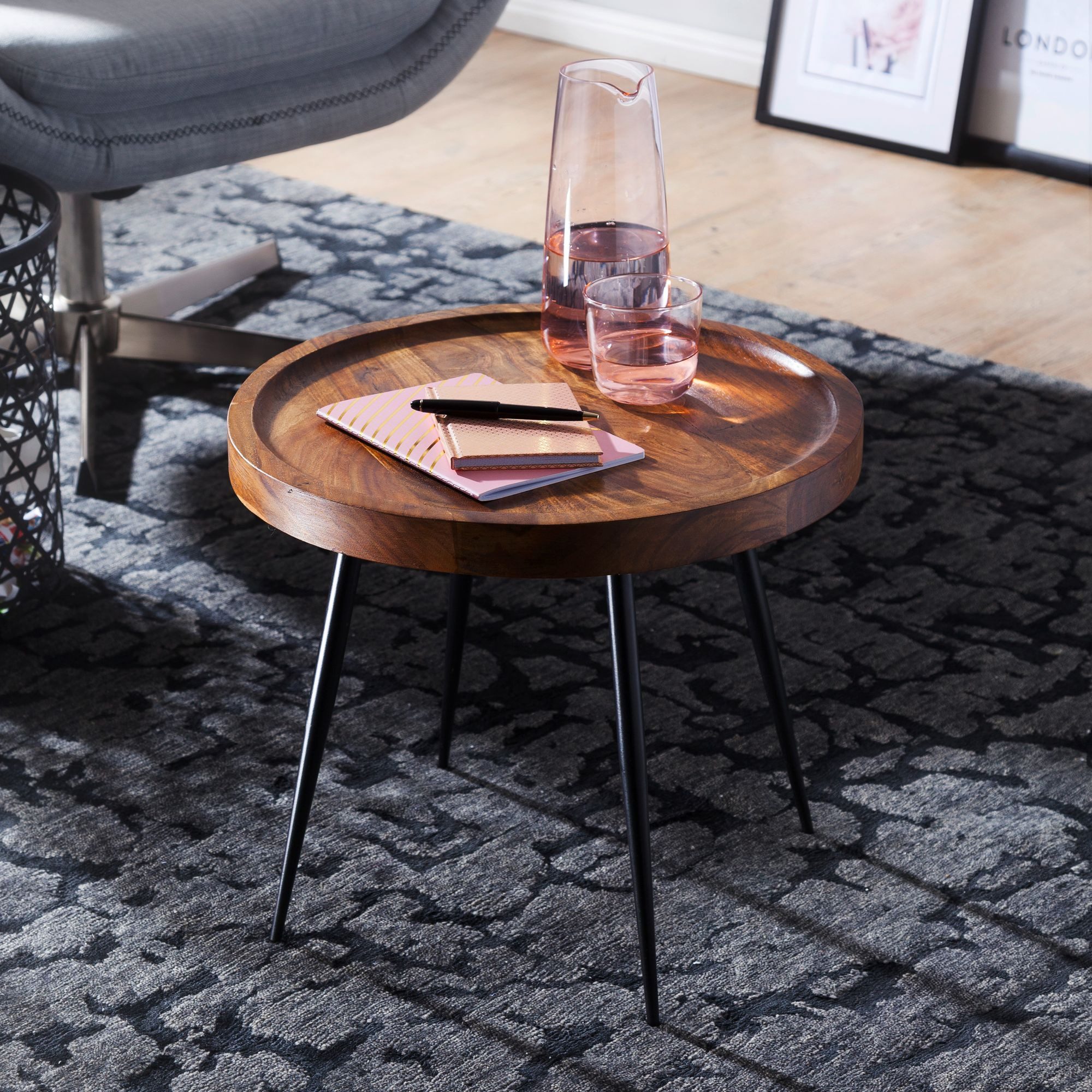 FINEBUY Beistelltisch FB51467 (Kleiner Wohnzimmertisch, Sofatisch günstig online kaufen