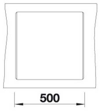 Blanco Granitspüle DALAGO 5-F, eckig, 50/51 cm, (1 St), erhältlich in mehreren Farben