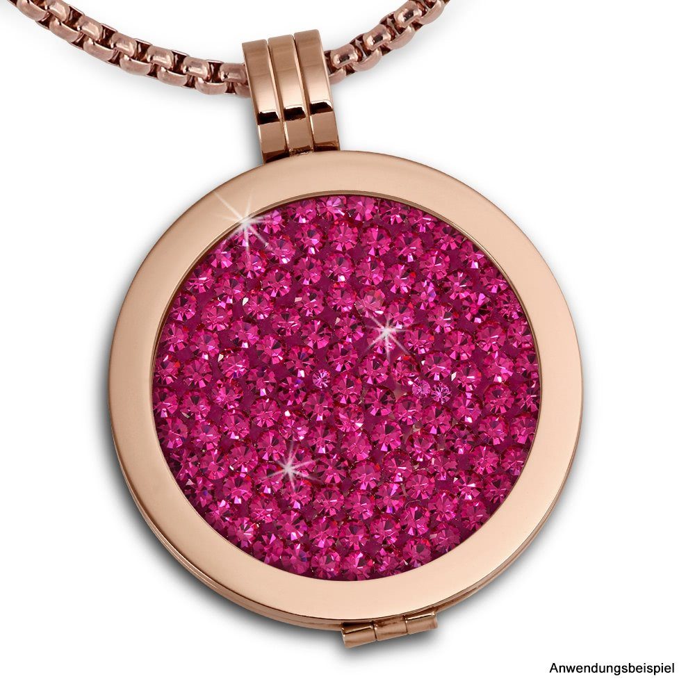 Amello Kettenanhänger Amello Kettenanhänger Coinfassung rosegold, günstig online kaufen