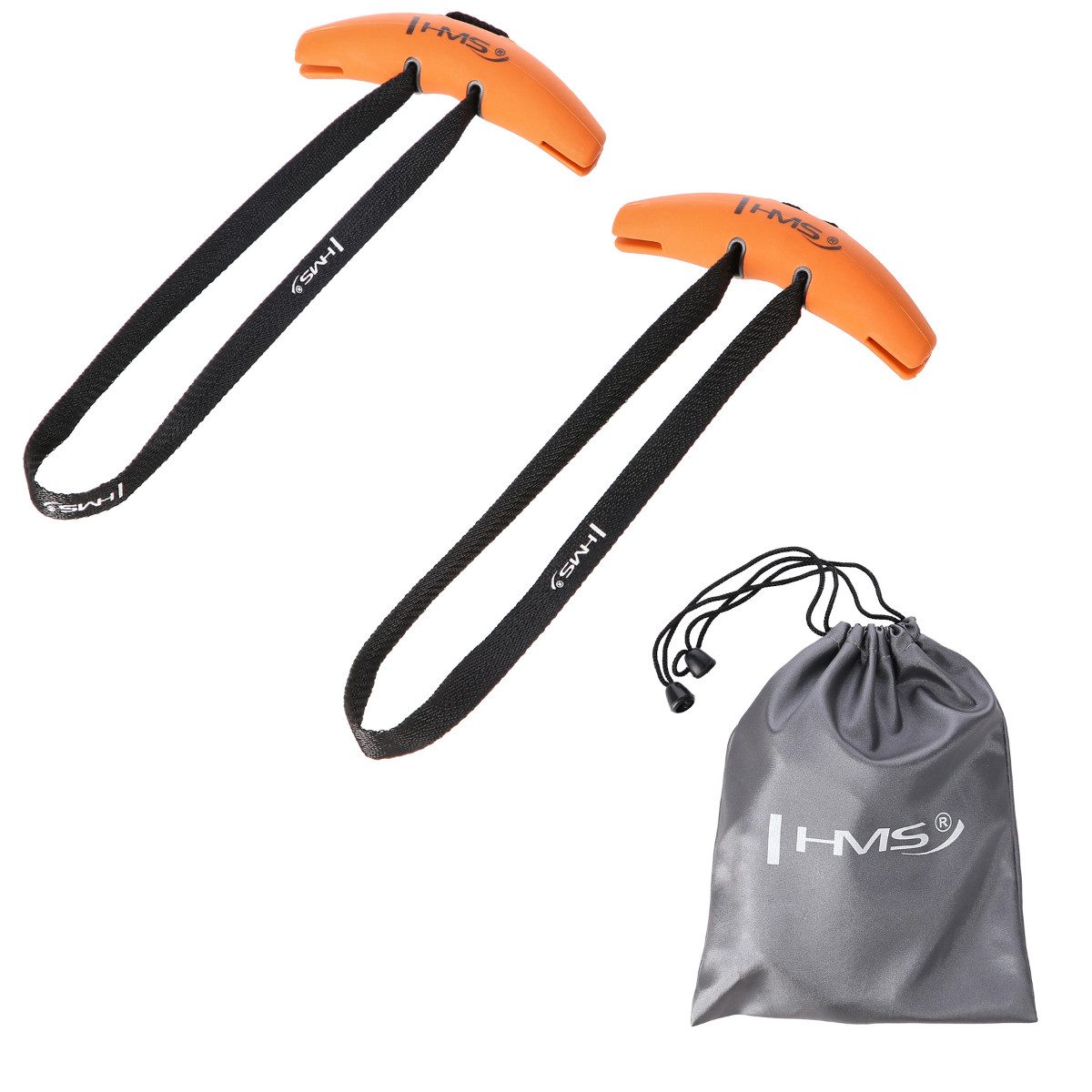 HMS Griff UWC22 Fitness Handgriffe mit Nylonband bis 100 kg je Griff (Packung, 2-St)