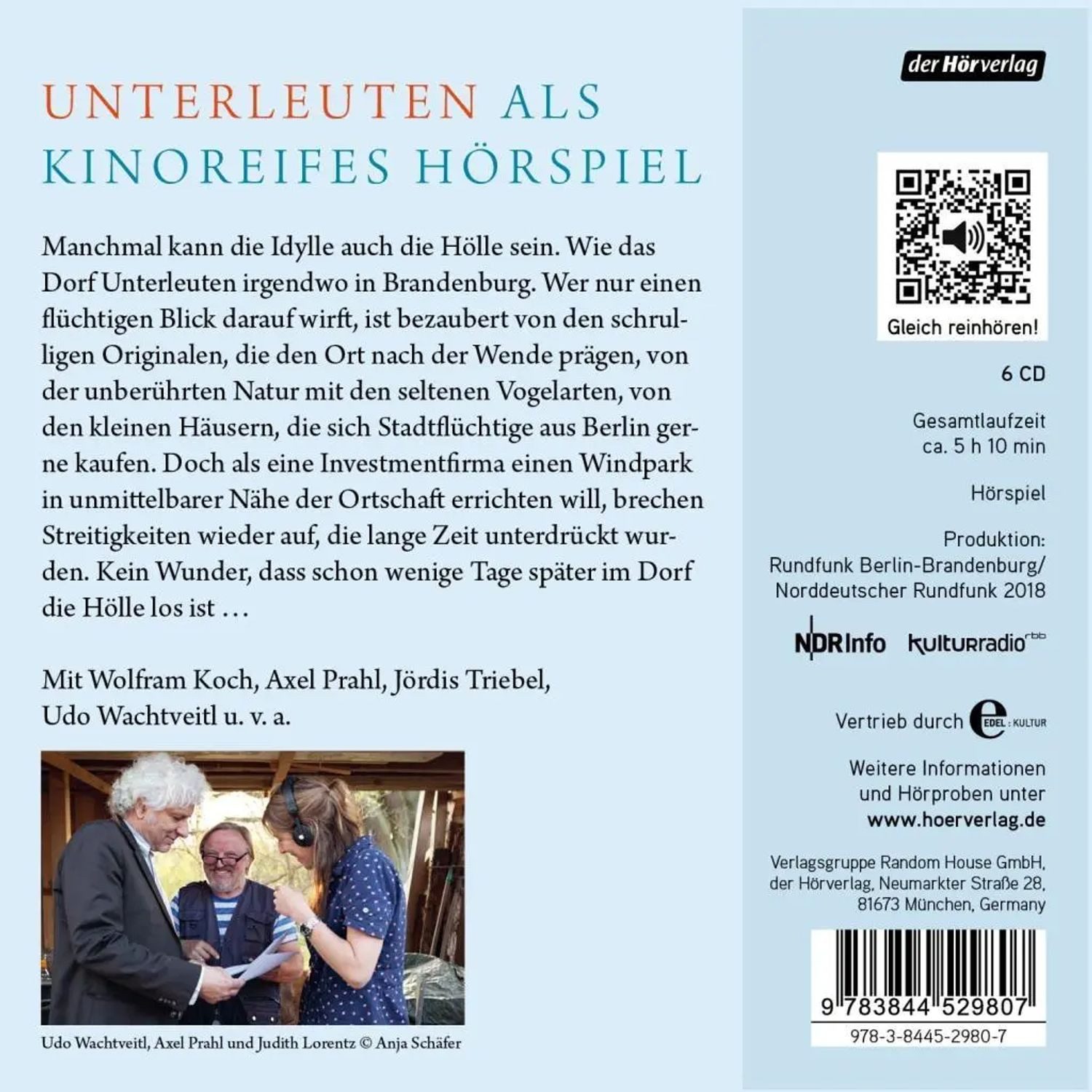 Der HörVerlag Hörspiel Unterleuten