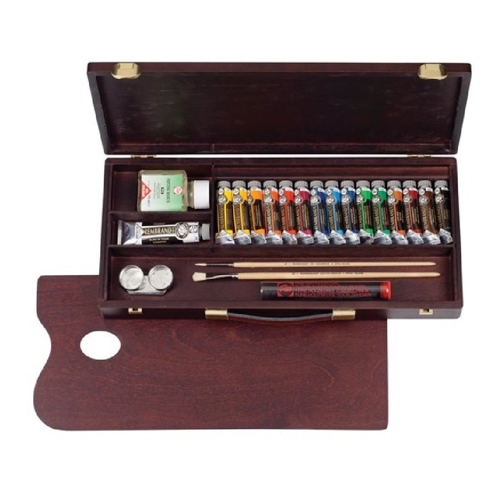 Talens Ölfarbe Rembrandt Traditionelles Ölfarbenset 15x15 ml + 1x40 ml