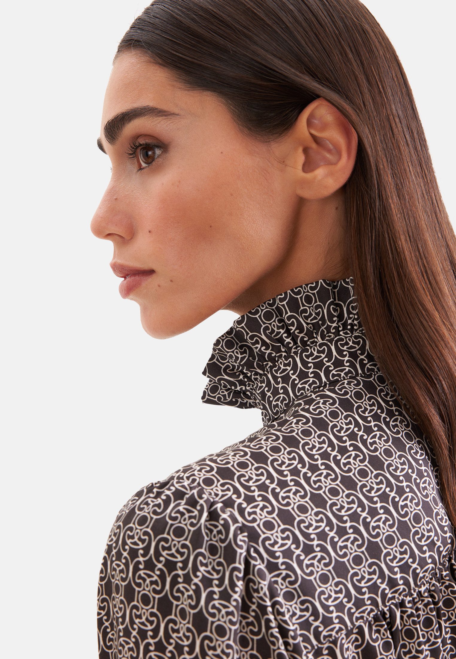 seidensticker Sommerkleid 1/1 Stehkragen Druck