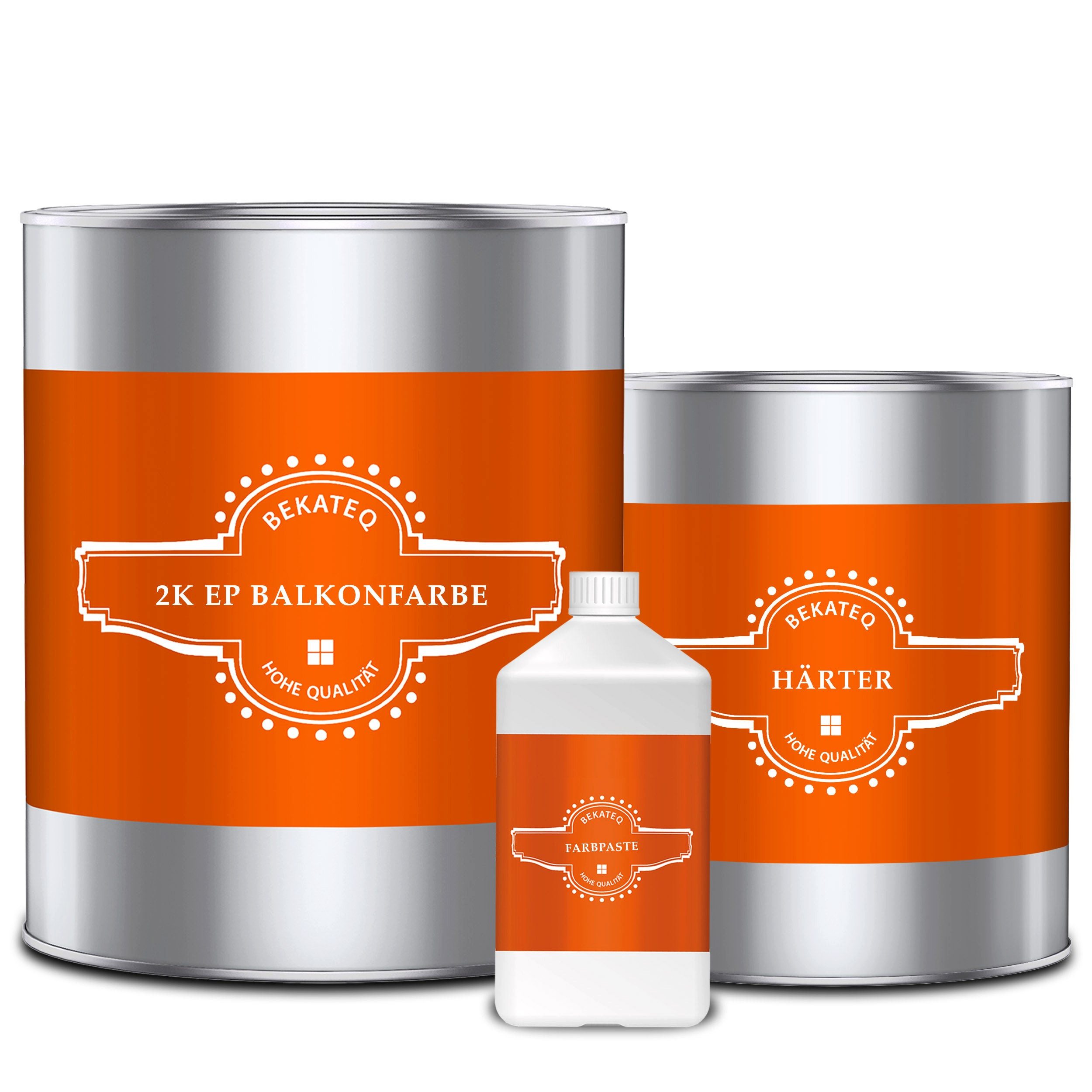BEKATEQ Harzfarbe BK-300EP 2K Balkonbeschichtung, Bodenbeschichtung zur Balkon-Abdichtung