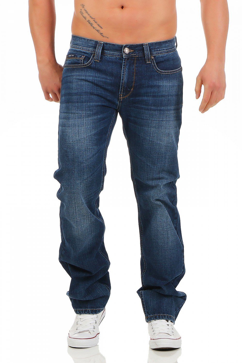 Big Wash Seven Big Herren Seven Dan Regular-fit-Jeans Fit Regular Atlanta Jeans