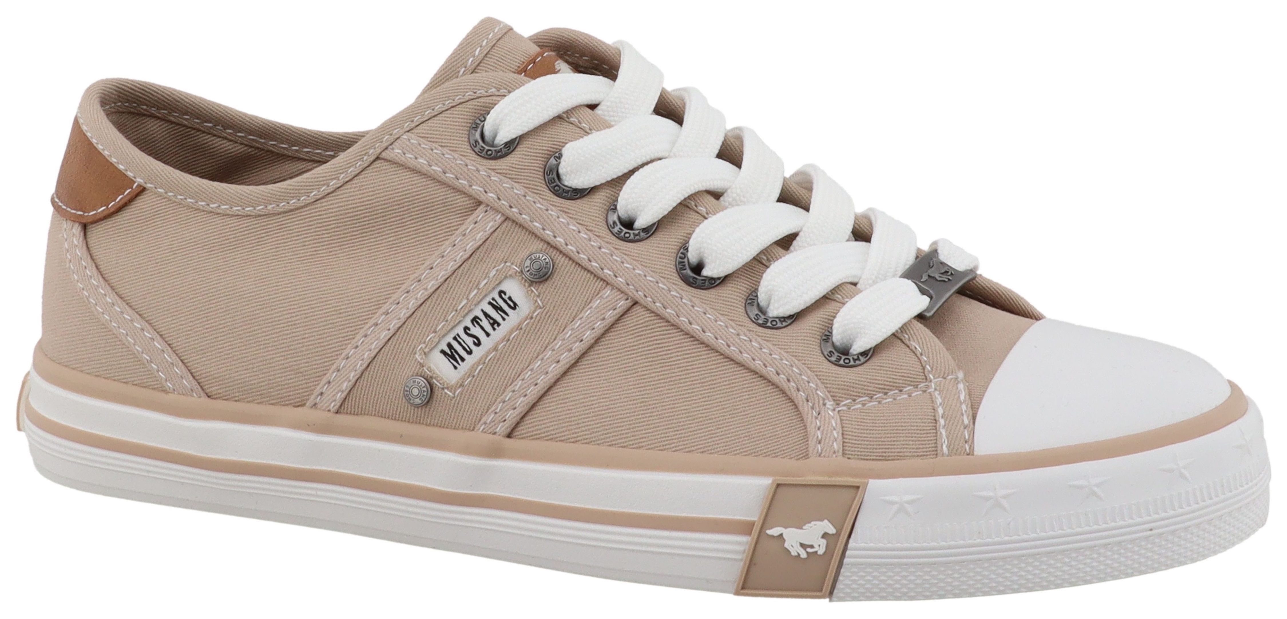 Mustang Shoes Winona Sneaker Freizeitschuh, Halbschuh, Schnürschuh mit seit günstig online kaufen