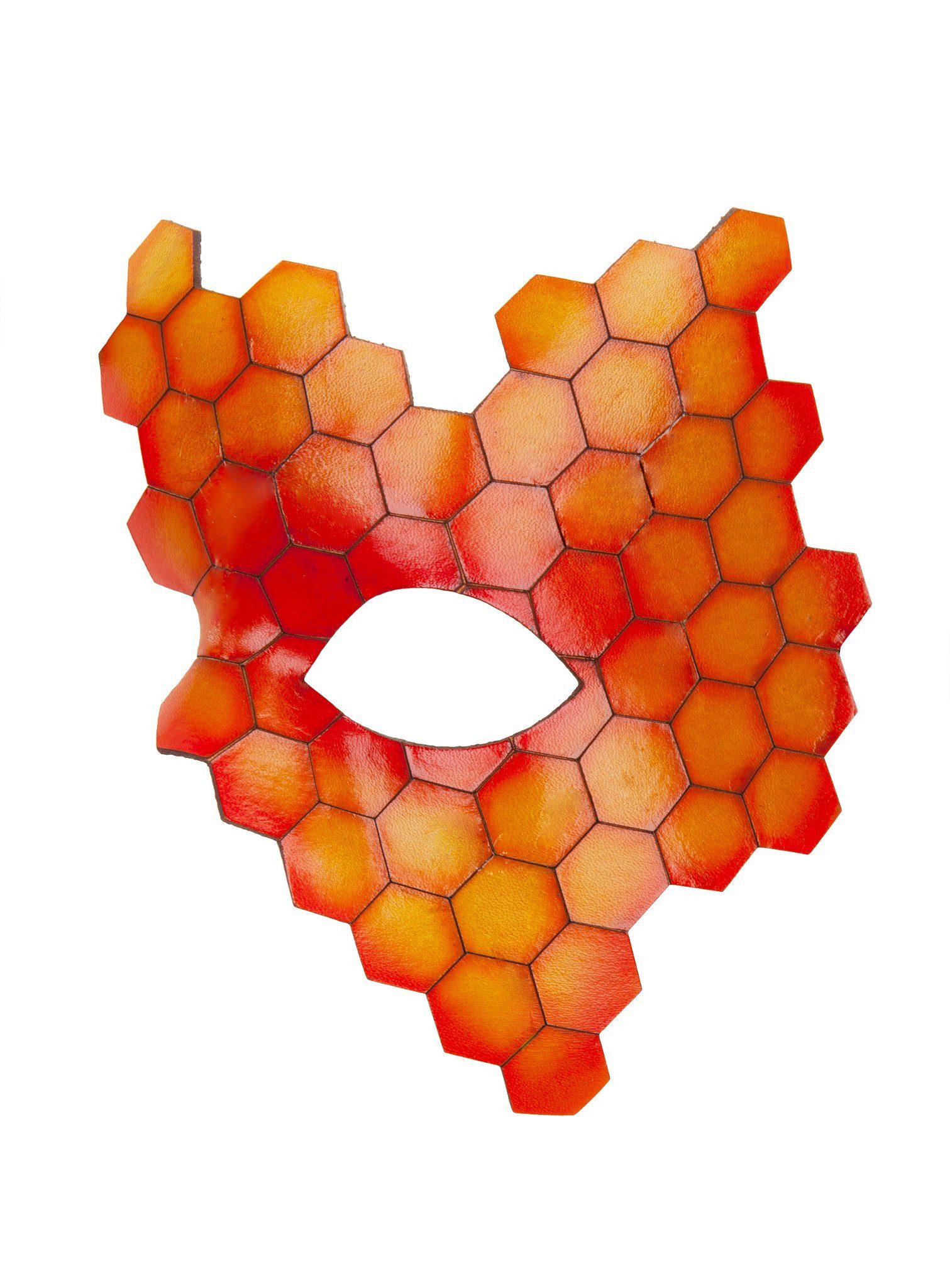 Andracor Verkleidungsmaske Ledermaske - Biene, Eine handgefertigte Ledermaske von Andracor