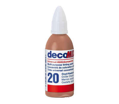 decotric® Vollton- und Abtönfarbe Decotric Abtönkonzentrat 20 ml oxyd-kastanie