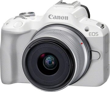 Canon EOS R50 + RF-S 18-45mm F4.5-6.3 IS STM Kit Systemkamera (RF-S 18-45mm F4.5-6.3 IS STM, 24,2 MP, Bluetooth, WLAN)