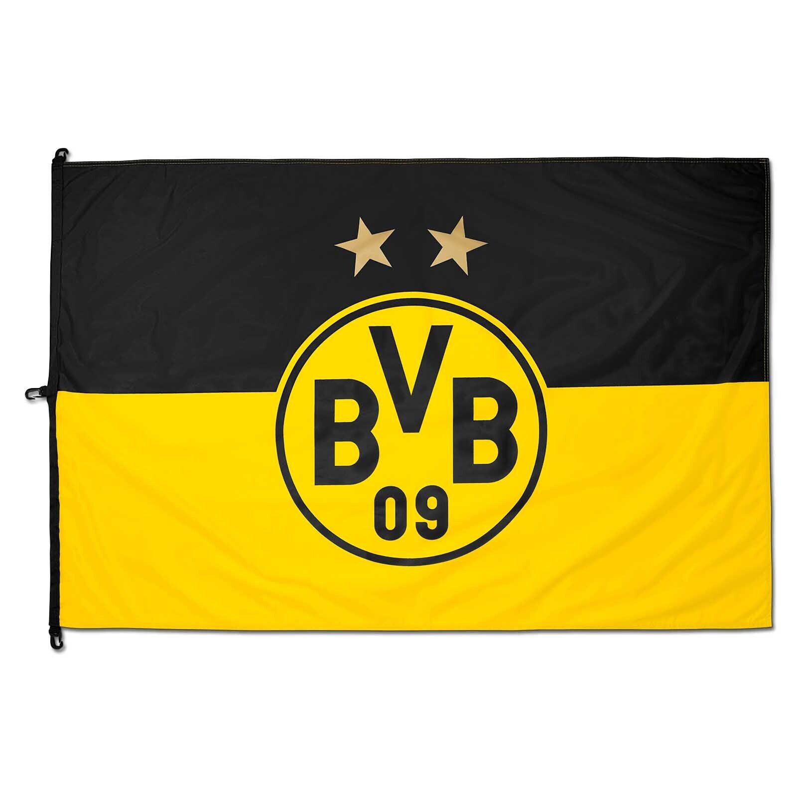 BVB Fahne BVB-Hissfahne (150 x 100 cm) (Packung, 1-St., Fahne)