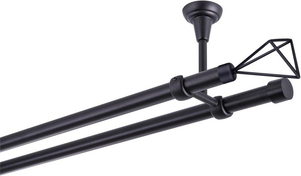 MDEKOR Gardinenstange, 2-läufig, kürzbar, Deckemontage, Gardinenstange Vorh günstig online kaufen