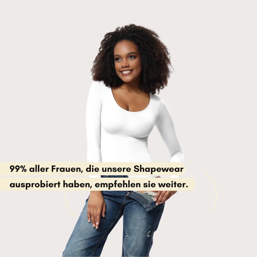 4femm Shaping-Body Shapewear Long Sleeve - Formender Langarm-Body für Bauch günstig online kaufen