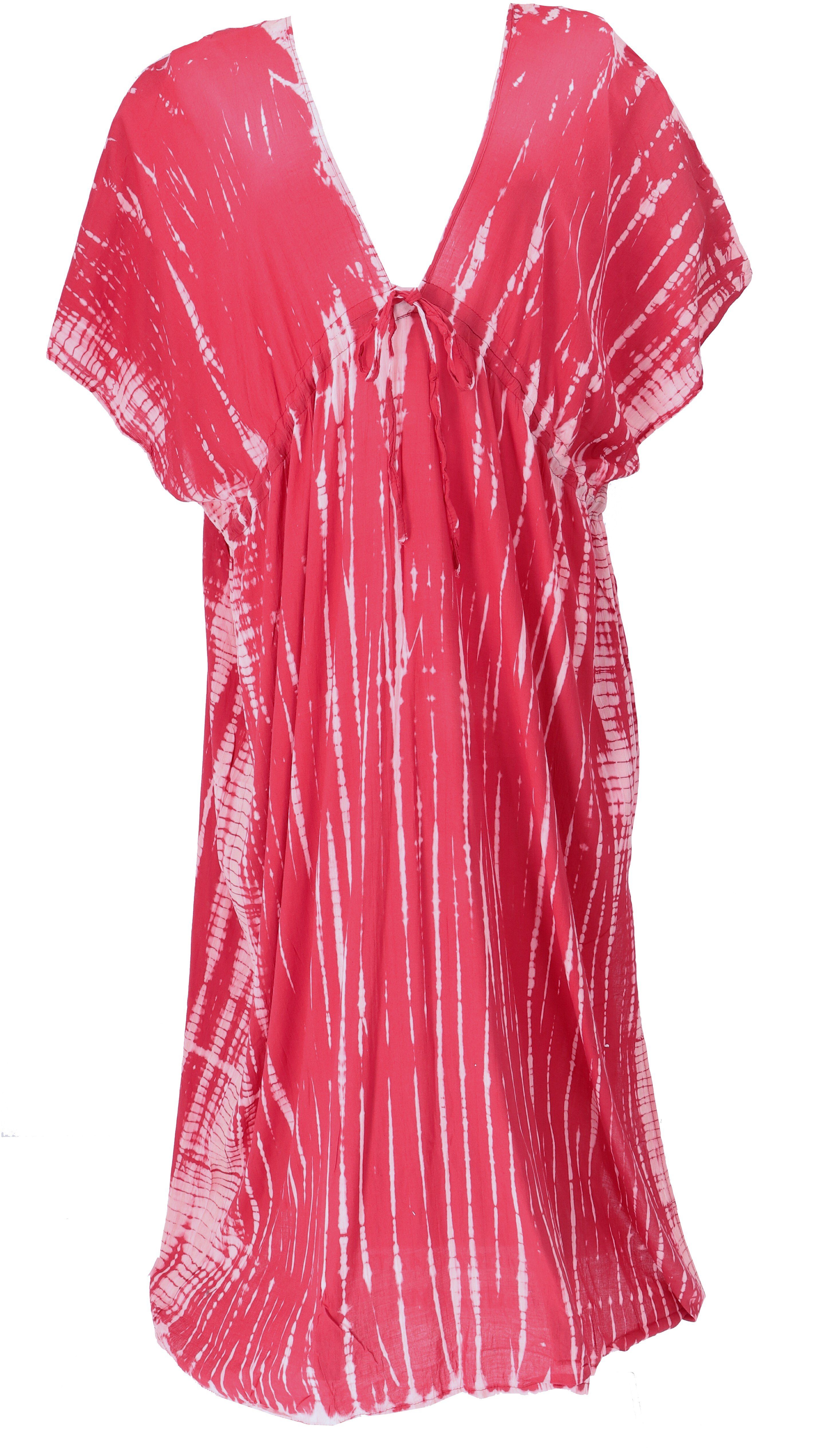 Guru-Shop Midikleid Langer Plus Size Batik Kaftan, Strandkleid,.. alternative Bekleidung