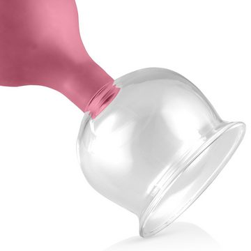 pulox Vakuum-Massager pulox Schröpfglas aus Echtglas diverse Größen und Farben