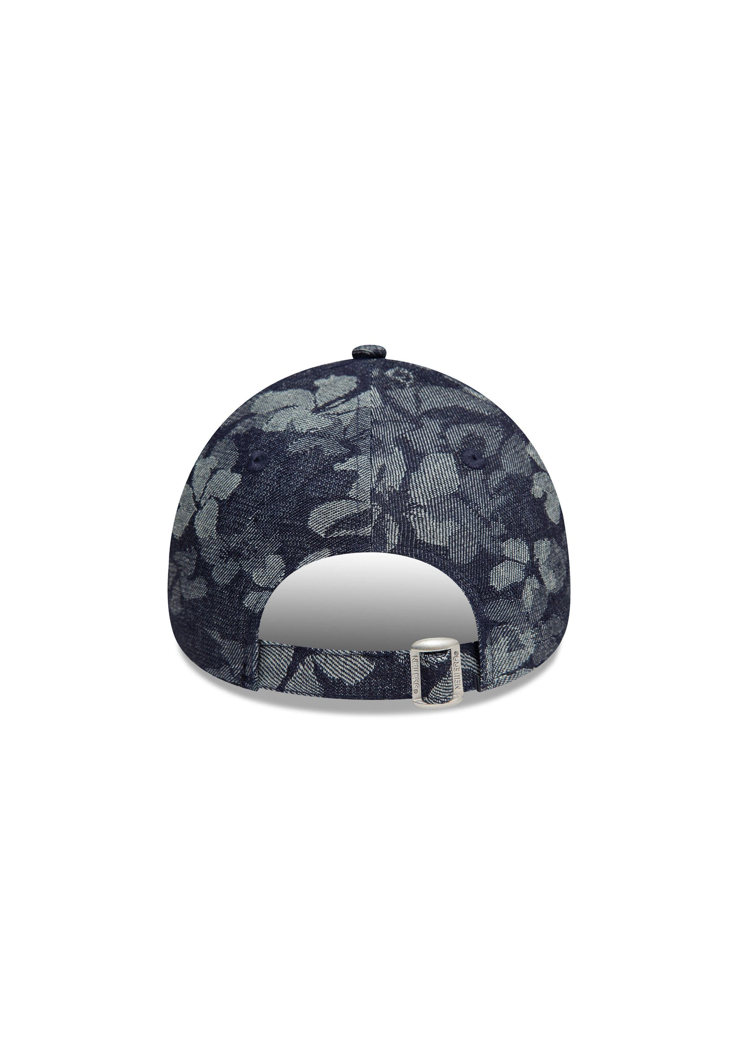 New Era Baseball Cap New York Yankees MLB Womens Floral Denim Blau Verstellbare 9Twenty Dam (1-St)