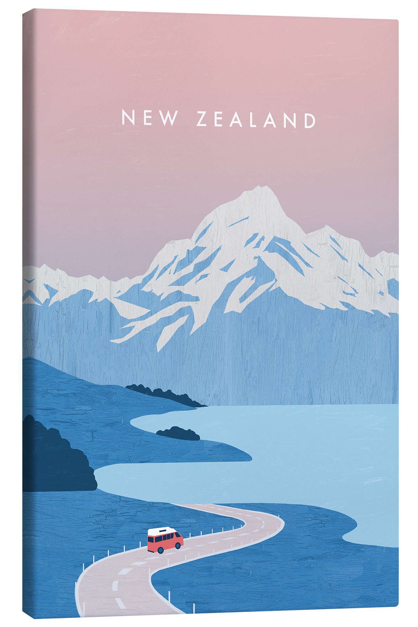 Posterlounge Wandbild Neuseeland, Katinka Reinke, erhältlich als Poster, Leinwandbild, Wandsticker oder Acrylglasbild