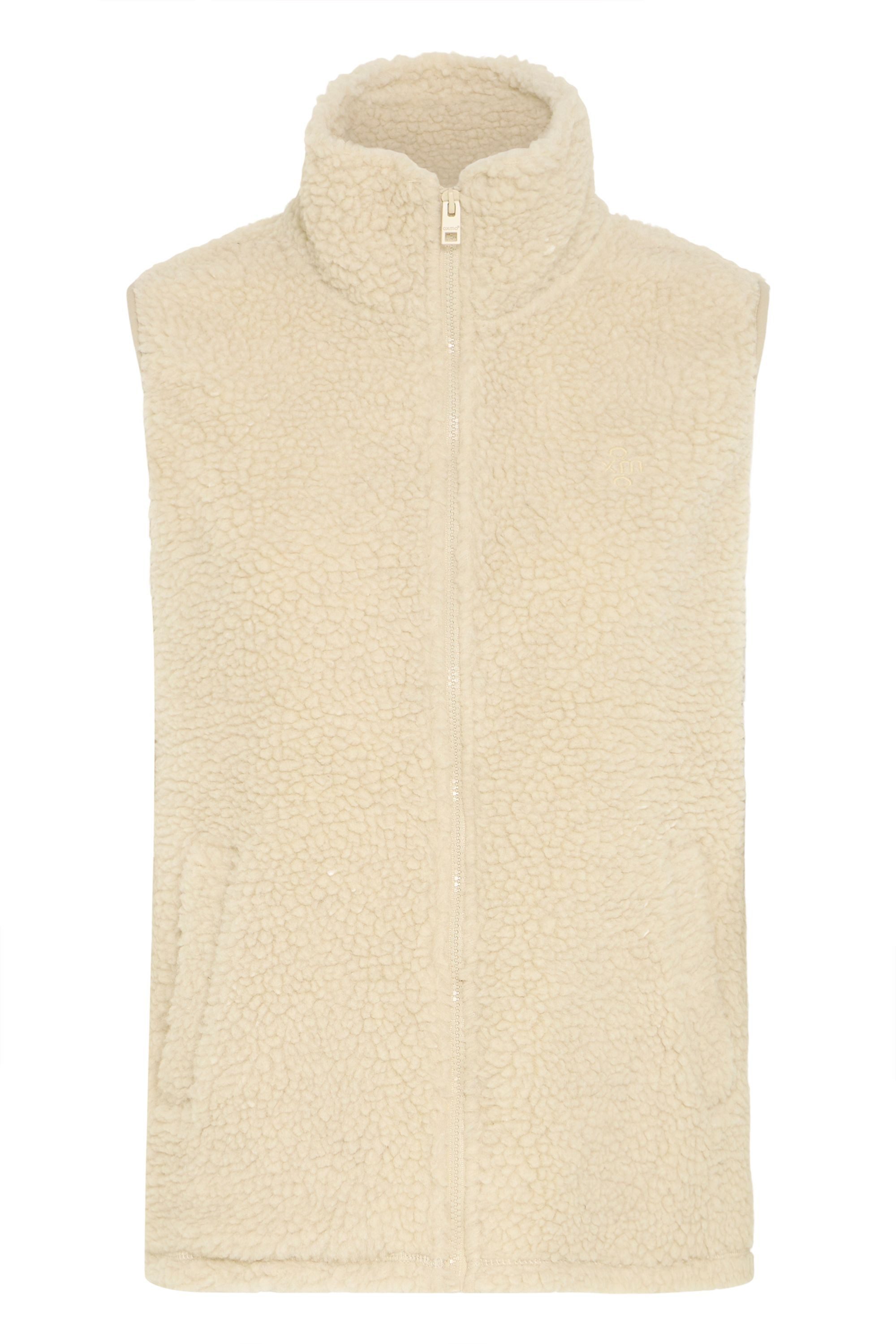 OXMO Plüschweste OXTINNE Lässige Teddyweste mit Taschen günstig online kaufen