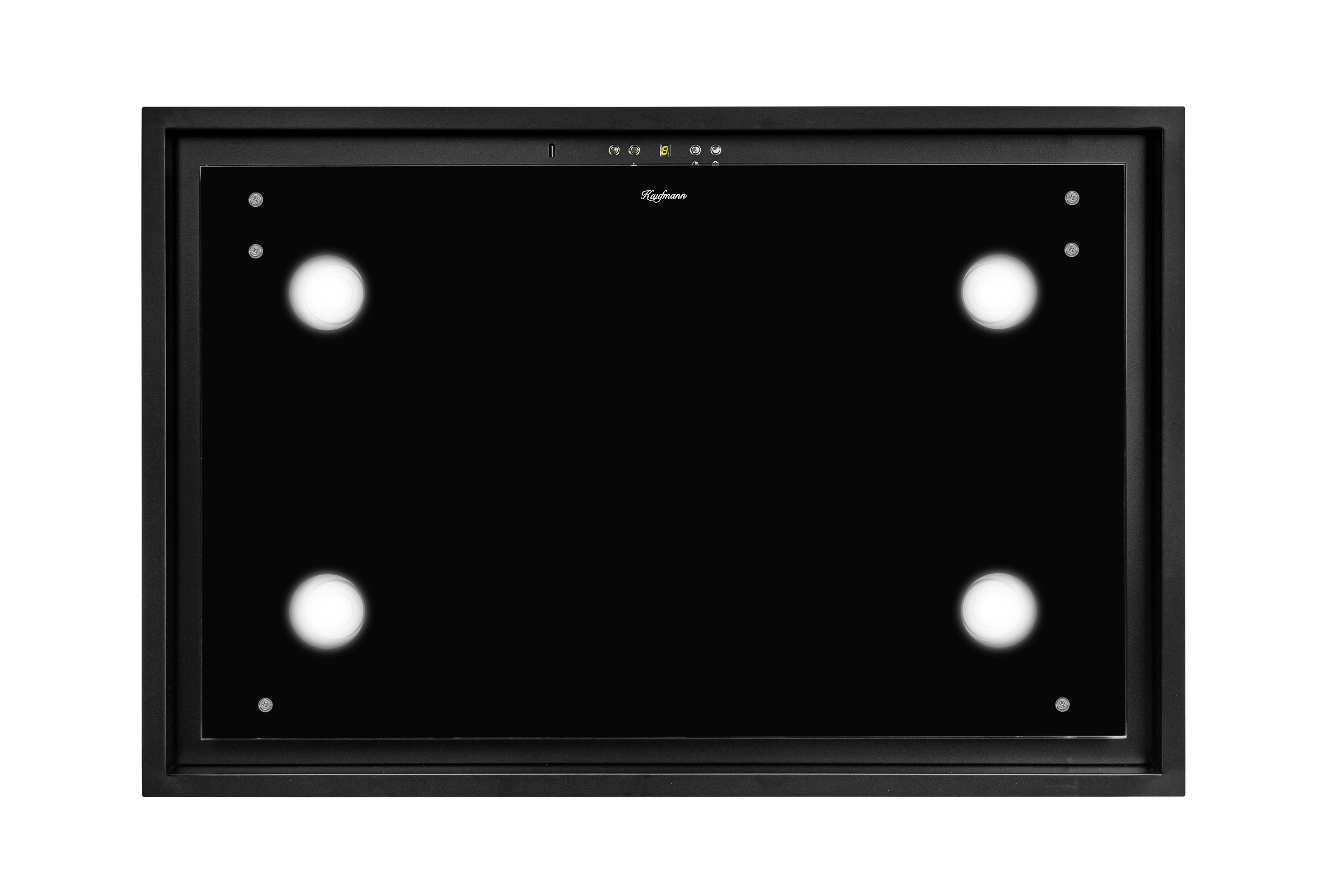 KAUFMANN Deckenhaube Tegmento 90 BL. Dunstabzugshaube 90 cm, 850m³/ h/ Schwarz Glas Tegmento 90 BL. Dunstabzugshaube 90 cm, 850m³/ h/ Schwarz Glas, Dunstabzugshaube 90 cm, 850m³/ h/ Schwarz Glas/ Ab-Umluft