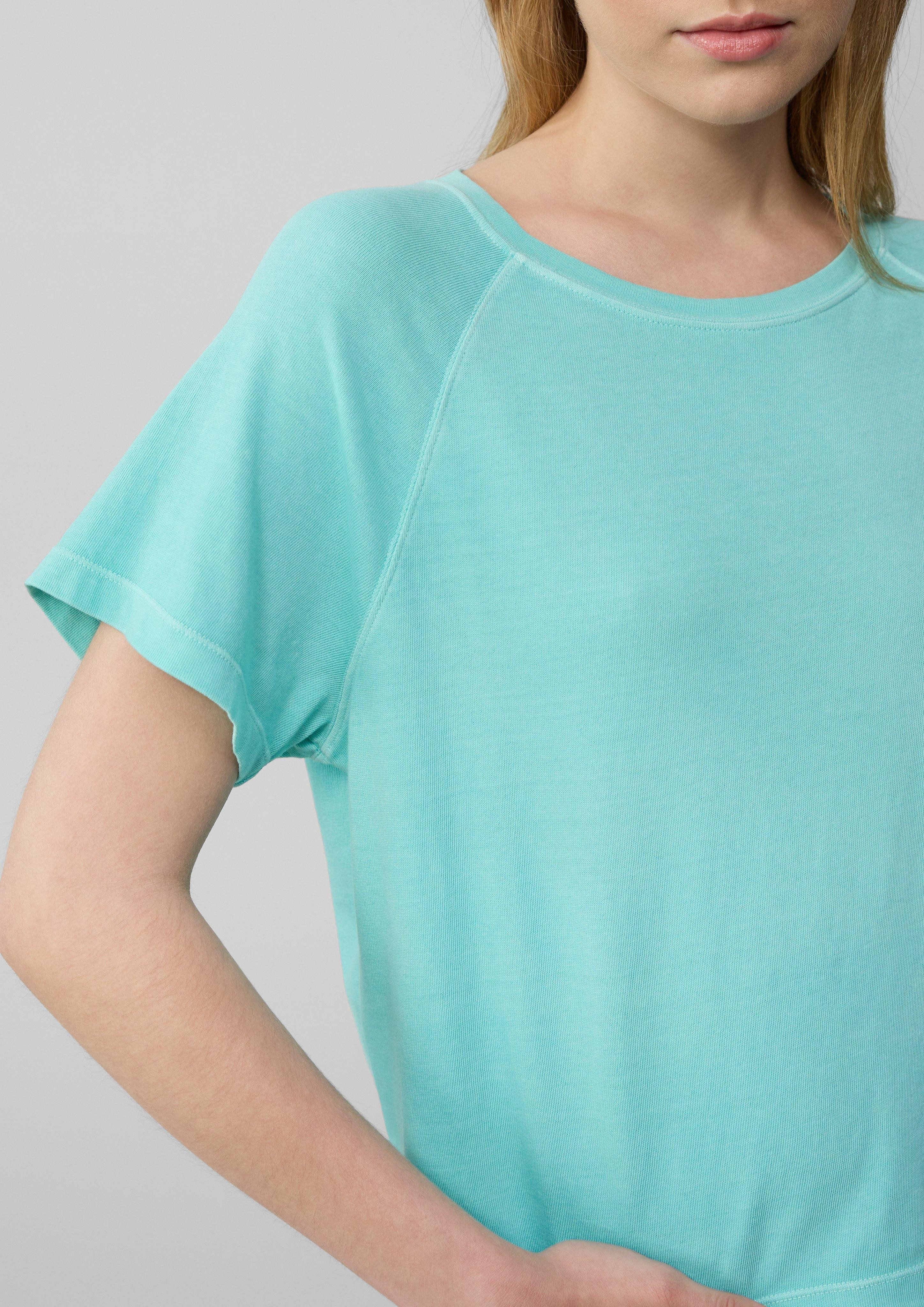 s.Oliver Kurzarmshirt Baumwoll-T-Shirt im Relaxed Fit günstig online kaufen