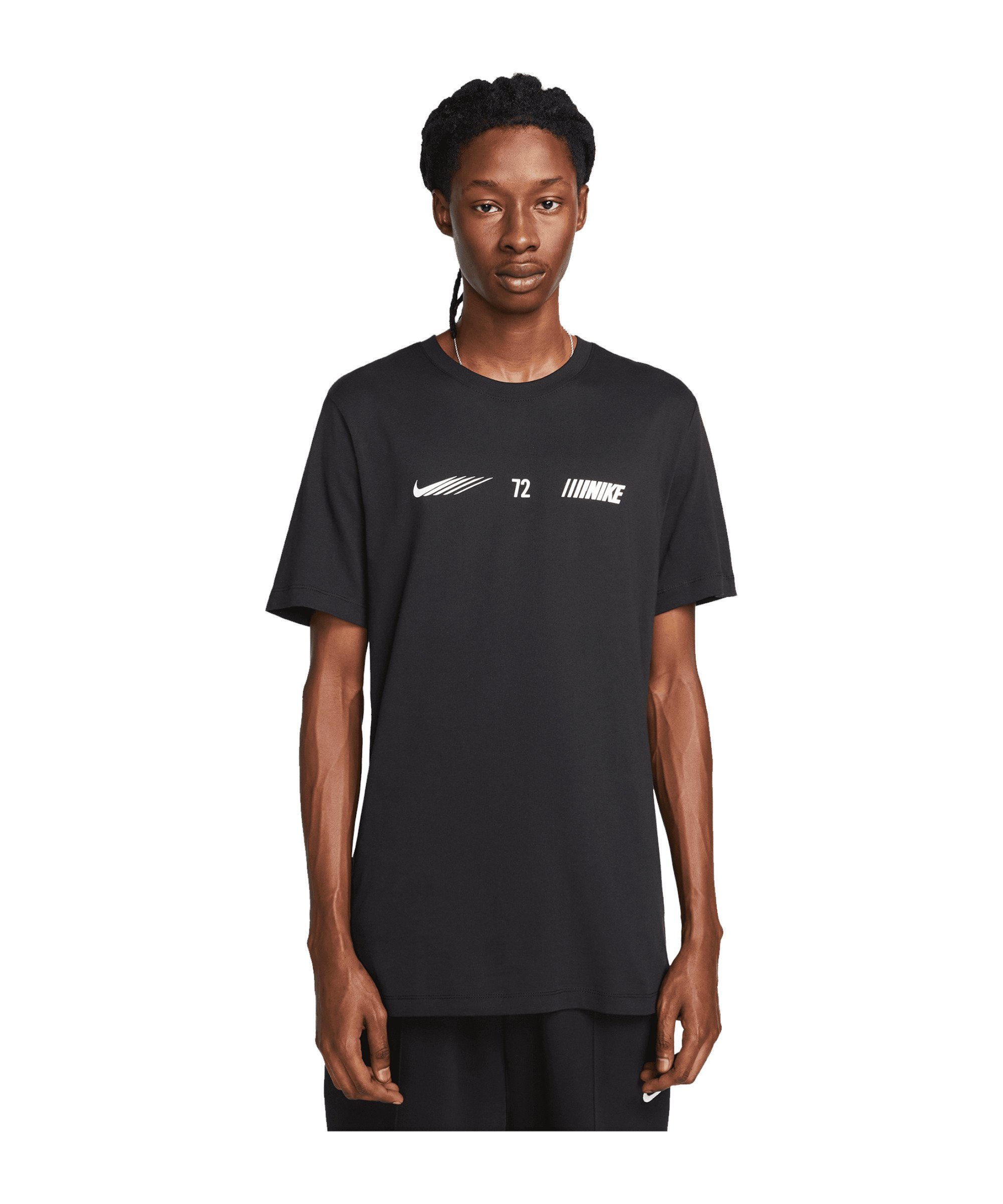 schwarz Standart T-Shirt Nike Sportswear default Issue T-Shirt