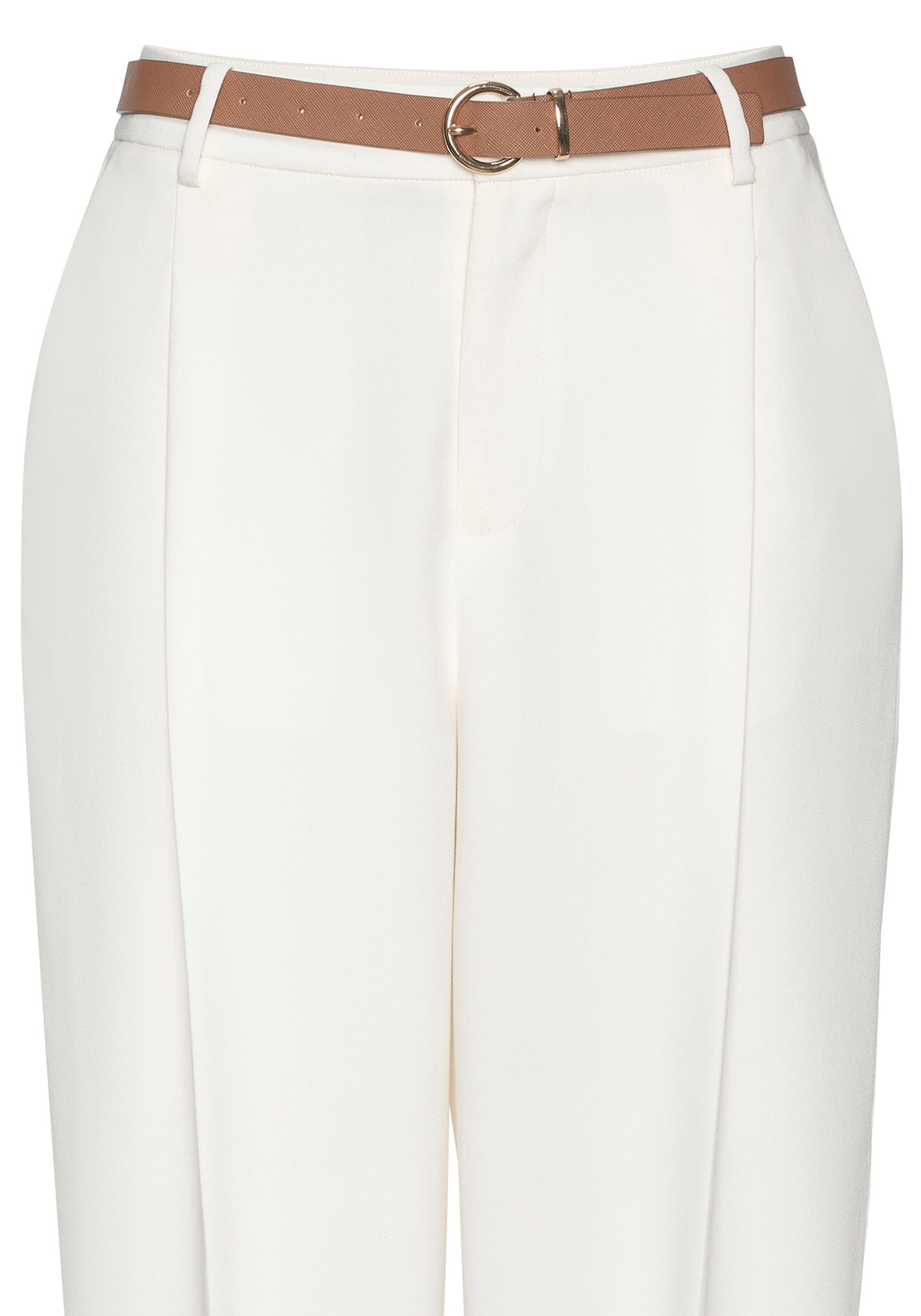 LASCANA Bundfaltenhose mit schmalem Gürtel in Barrel Form (mit Gürtel) mit Gürtel, in modischer Barrel-Form, Businesshose, bequem – Bild 5 von 5
