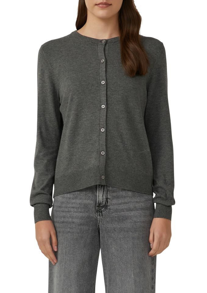 s.Oliver Strickjacke – Damen Feinstrick-Cardigan – günstig online kaufen