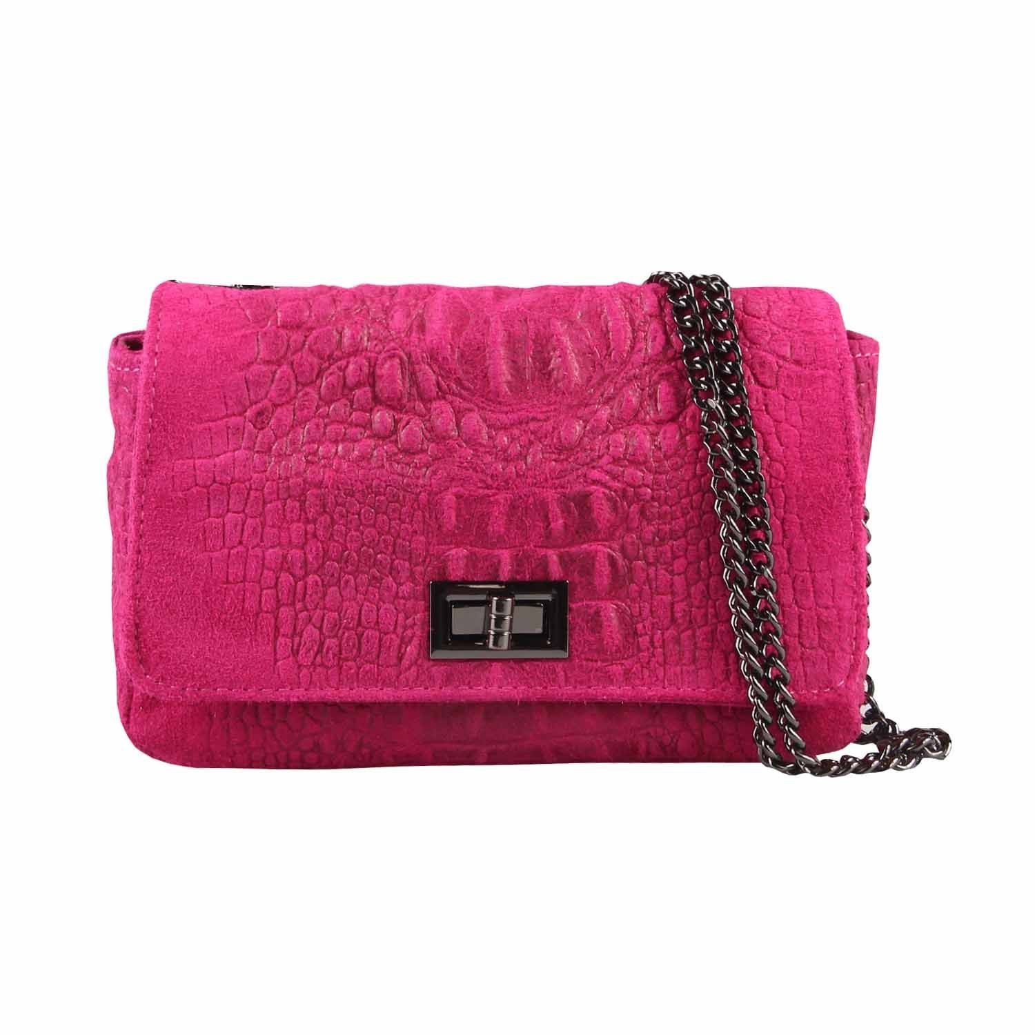 ITALYSHOP24 Schultertasche MADE IN ITALY Damen ECHTLEDER Tasche Umhängetasc günstig online kaufen