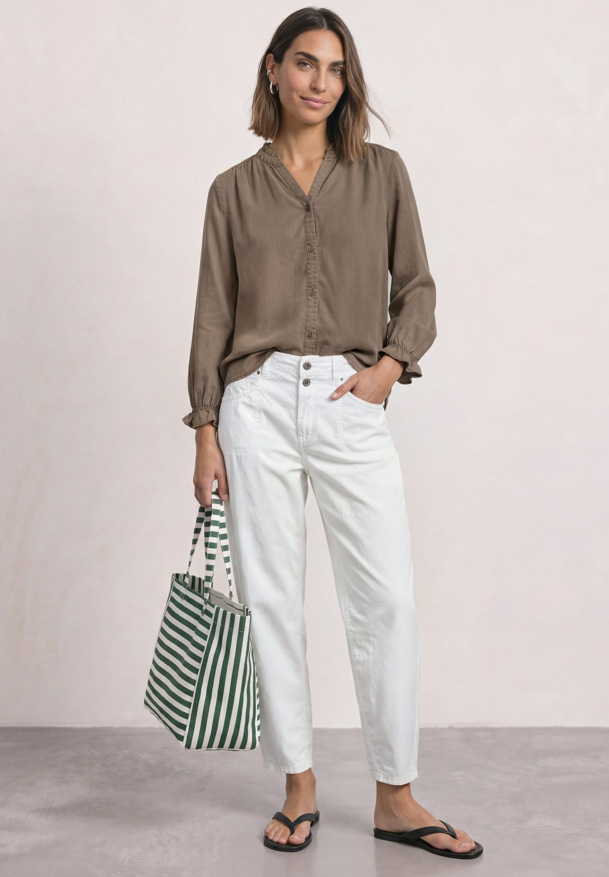 STREET ONE Shirtbluse mit 3/4 Ärmeln