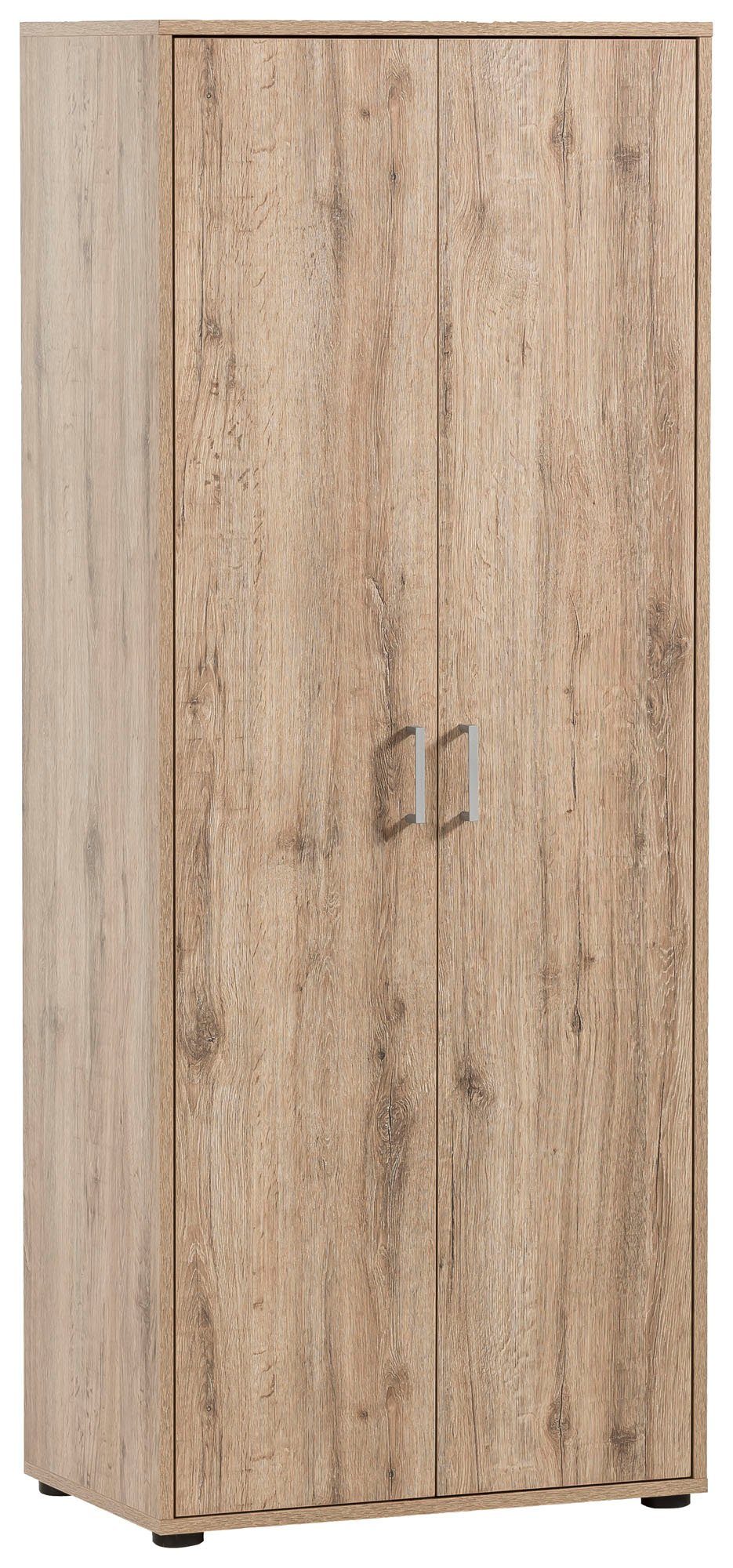 mit | 65x163 wildeichefb. Stauraumschrank, Türen Schildmeyer Aktenschrank Baku Soft-Close-Funktion cm, wildeichefb.