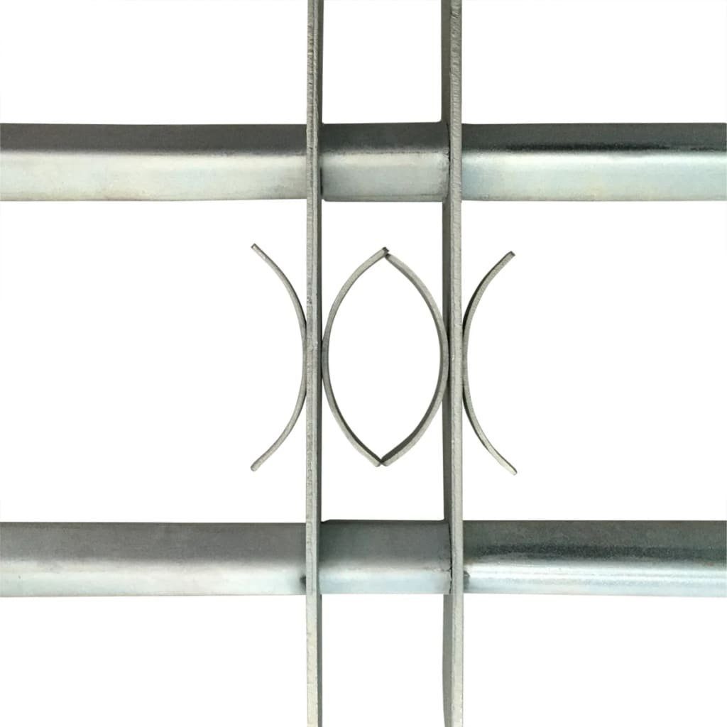 vidaXL Fenster Fenstergitter Verstellbar für Fenster Verzinkter Stahl 300mm Höhe