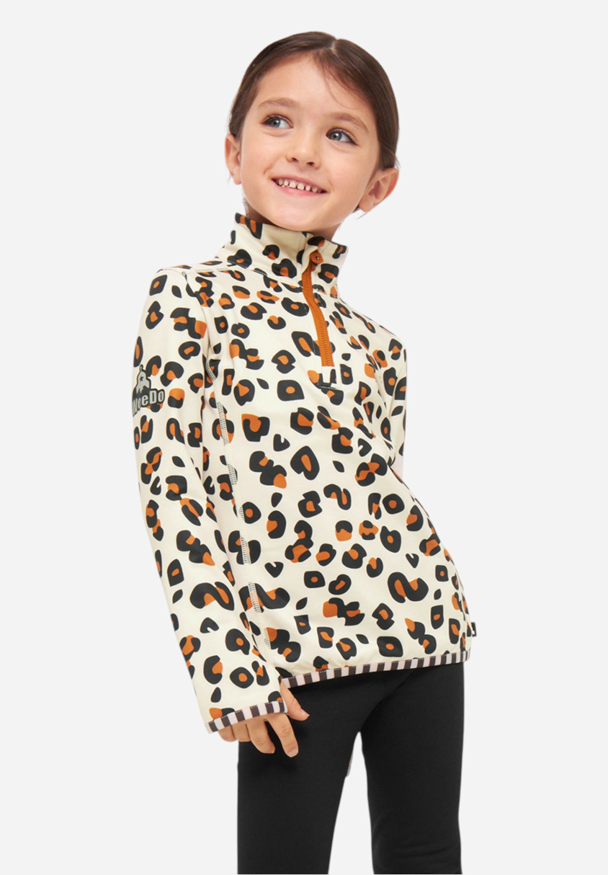 WeeDo Langarmshirt CHEETAHDO 25 Feuchtigkeitsregulierendes Funktionsshirt für Kinder