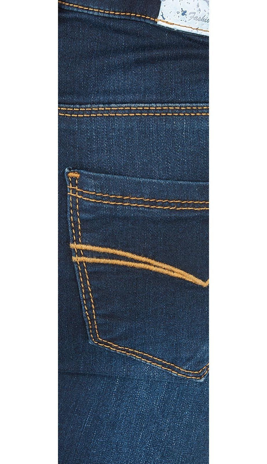 BLUE fit Plus-Größe big Hose ultra stretch Comfort-fit-Jeans EFFECT Jeans