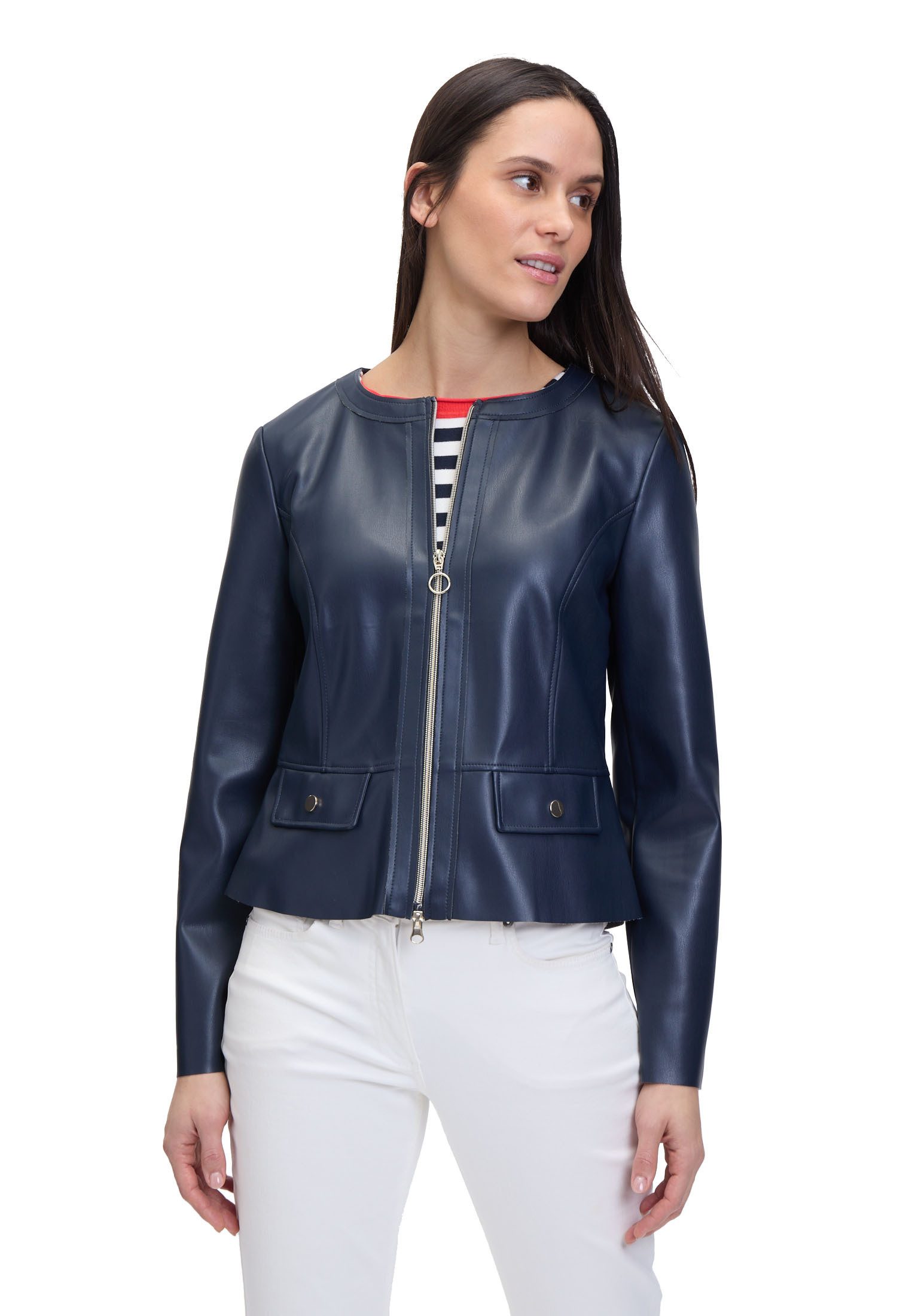 Jackenblazer Betty Barclay Kurzblazer mit Reißverschluss