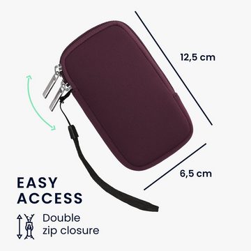 kwmobile Handyhülle Handytasche für Smartphones XS - 3,5/4", Neopren Handy Hülle - Handy Tasche Sleeve Pouch