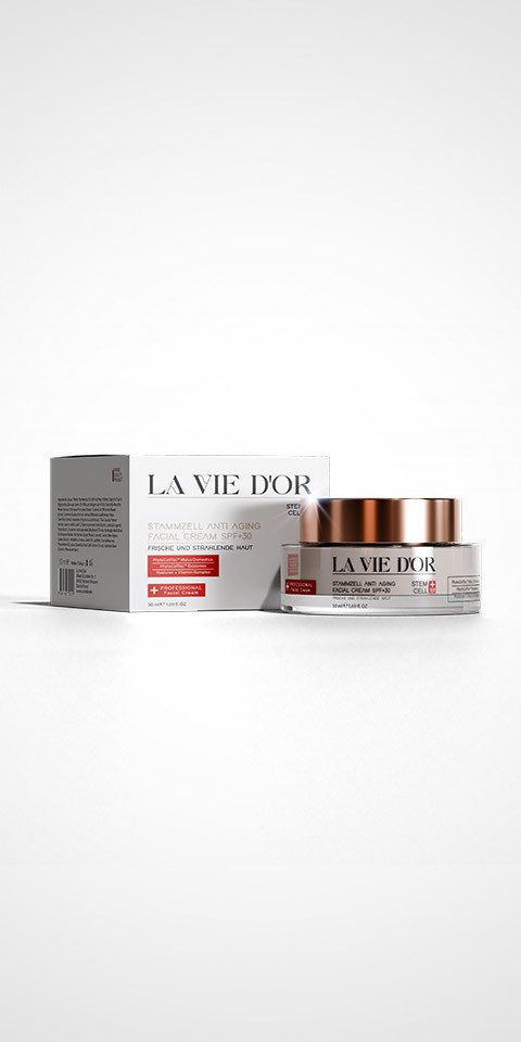 La Vie D'Or Gesichtsserum LaVieDor Anti-Aging Stammzell Gesichtscreme mit Hyaluronsäure, 1-tlg.