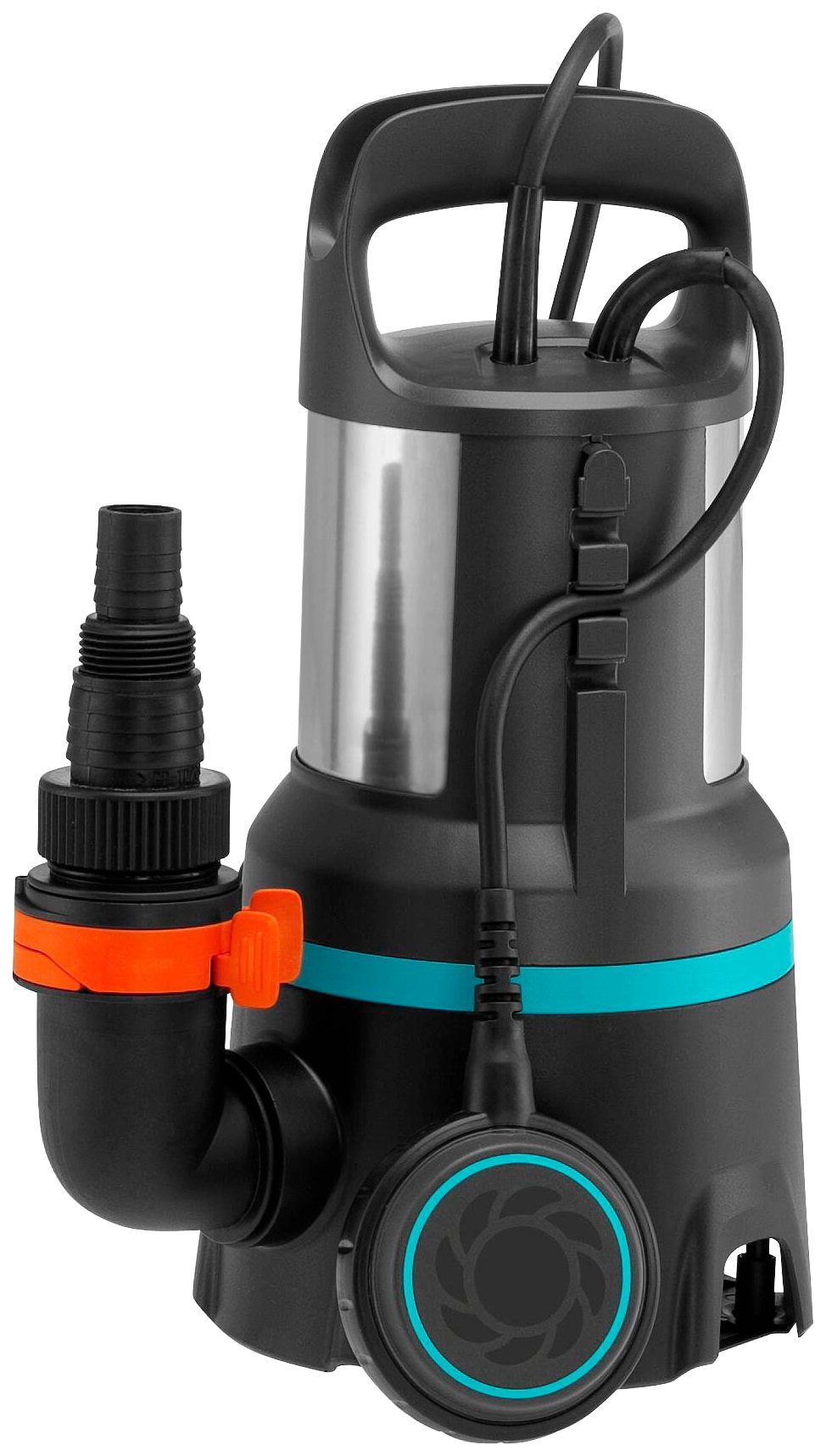 GARDENA Schmutzwasserpumpe Tauchpumpe 16000, 9042-20, 16000 l/h max. Fördermenge