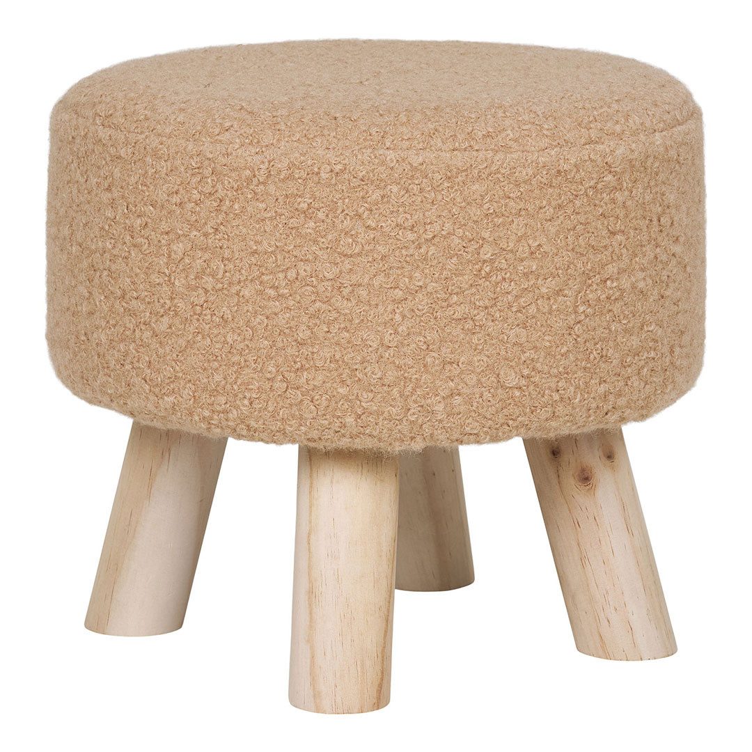 ebuy24 Pouf Aberdeen Hocker Ø31cm sandfarben. günstig online kaufen