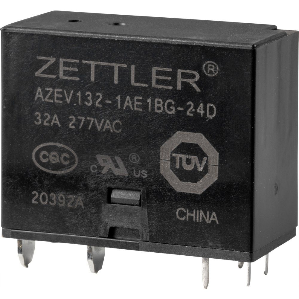 Zeitrelais Zettler Electronics AZEV132-1AE1BG-24D Powerrelais 24 V/DC 32 A 1 Schl