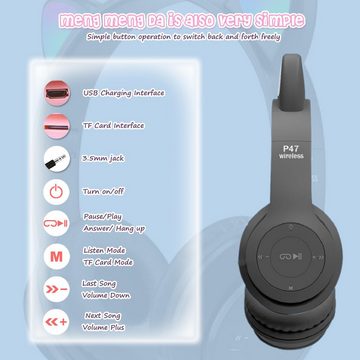 arVin Beeindruckende Funktionen Kinder-Kopfhörer (3,5-mm-Plug-in-Option, eliminieren Batteriesorgen und bieten vielseitige Anwendungsmöglichkeiten, Innovative mit Beeindruckenden Funktionen für Vielseitige Nutzung)