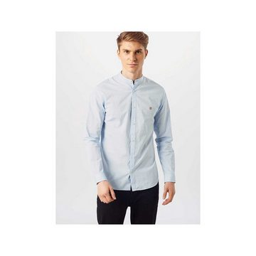 Jack & Jones Langarmhemd blau gerade (1-tlg)