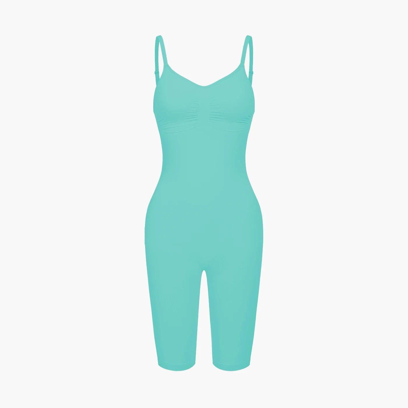 cfab Shaping-Body Bodysuit Sculpting Shapewear mit Shorts-Teal Mint-L (1-tlg)