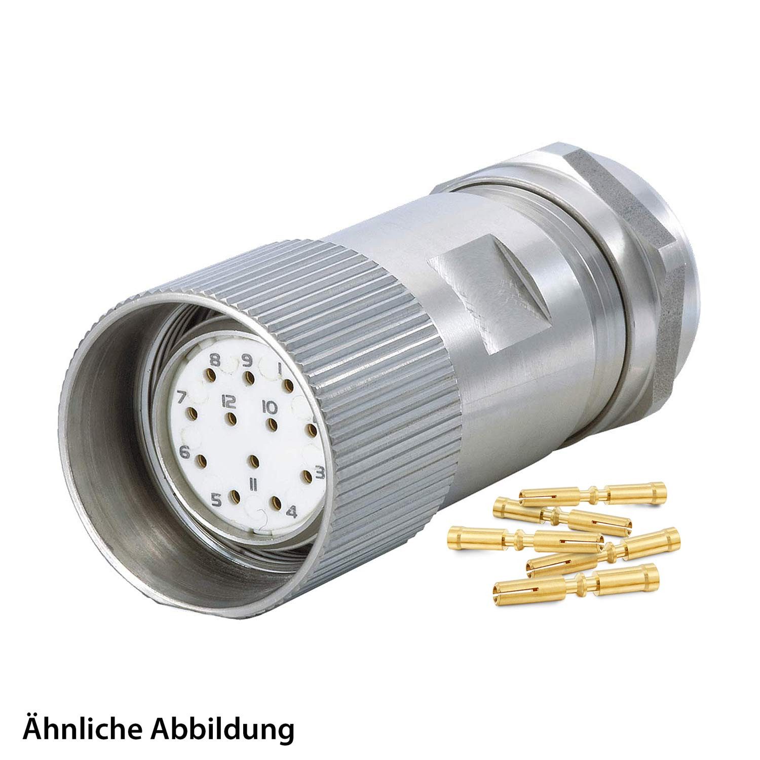 Hummel AG Rundstecker Titel:SET inkl. Kontakte M23 Signal INOX Kabelsteckverbinder Crimpein