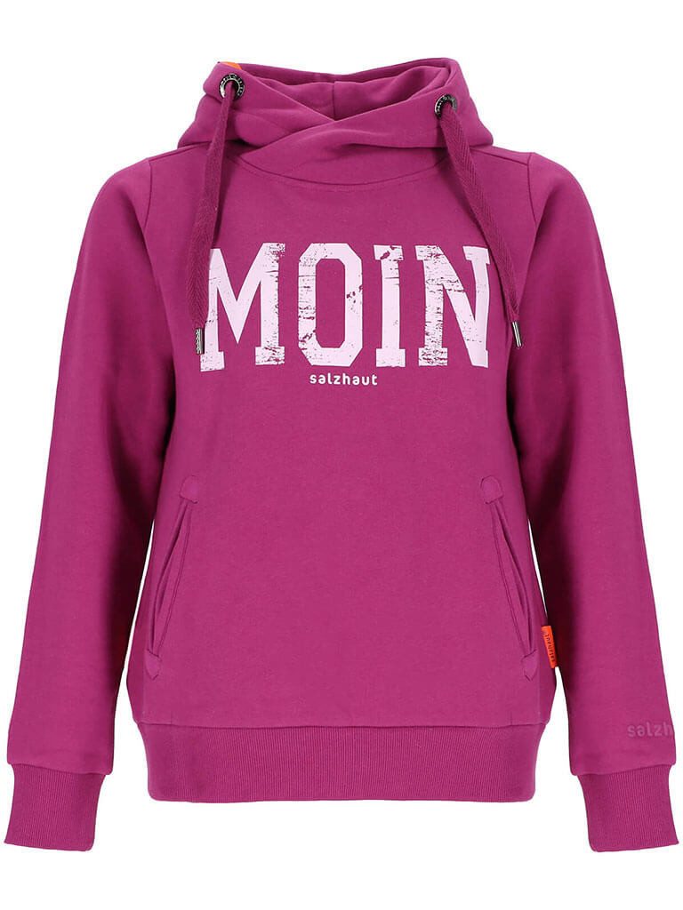 salzhaut Kapuzenpullover Damen Hoodie Sünn mit Moin-Print - Modischer Pullo günstig online kaufen