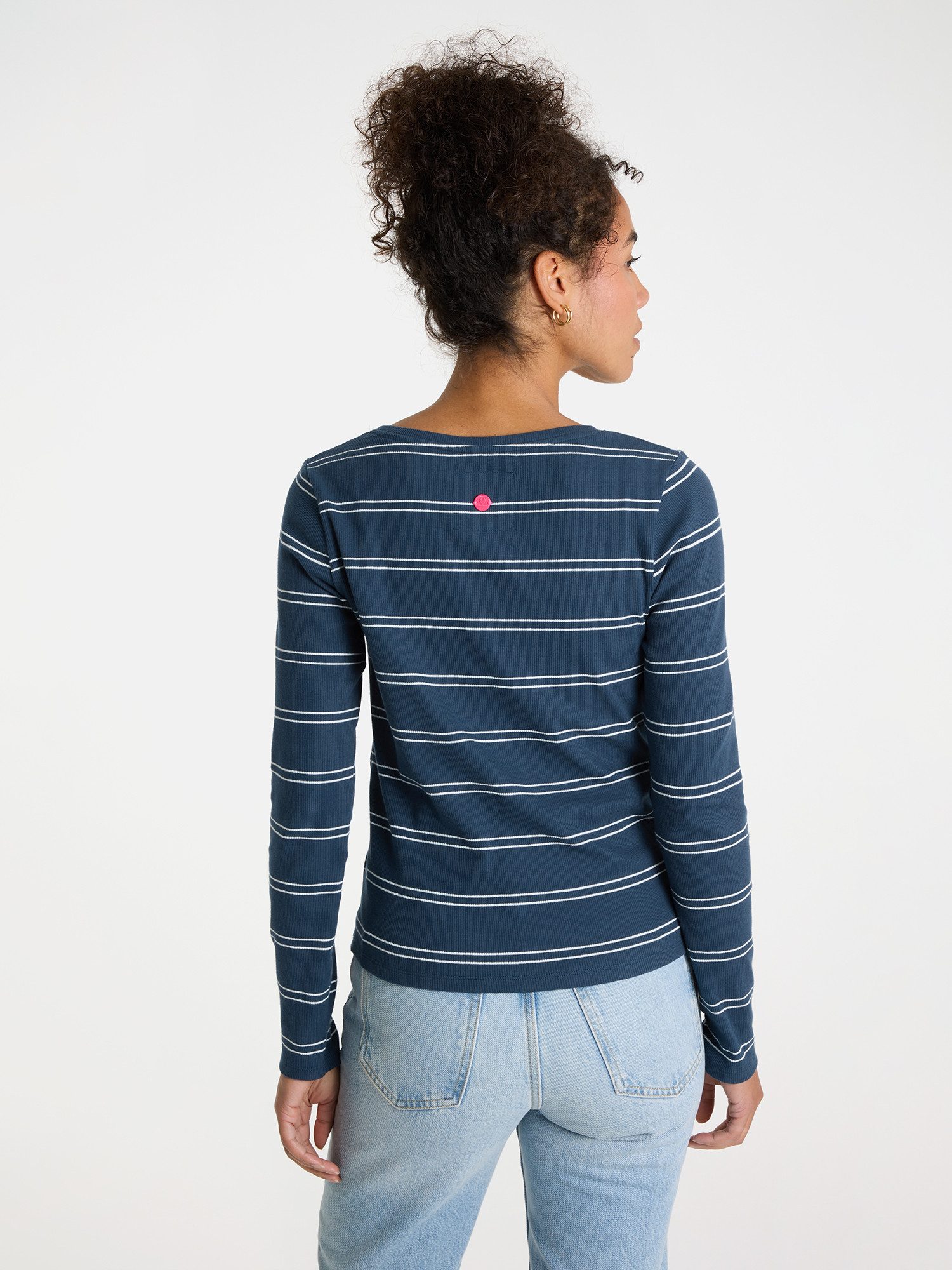 Lieblingsstück Langarmshirt SinaL mit Herzmotiv und Streifen günstig online kaufen